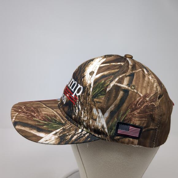 Trump 2020 Strapback Baseball Cap Multicolor One Size Adjustable Camouflage - Picture 3 of 9
